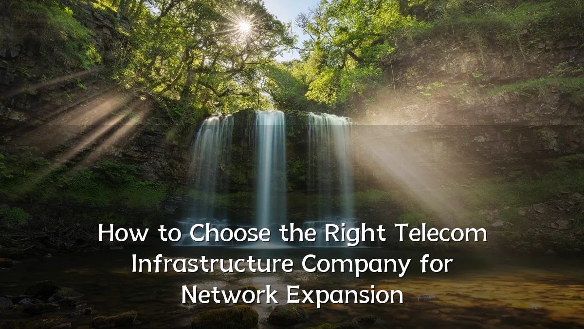 How to Choose the Right Telecom Infrastructure Company for Network Expansion