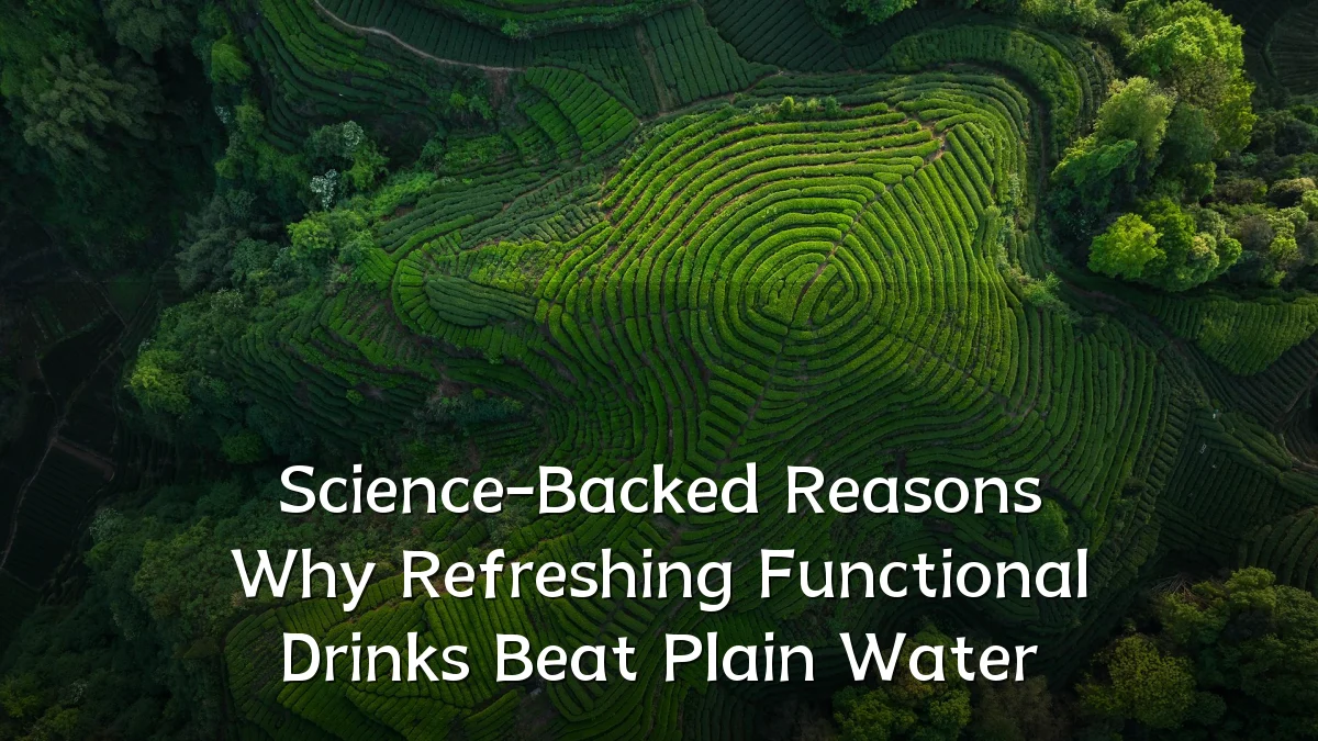 Science-Backed Reasons Why Refreshing Functional Drinks Beat Plain Water