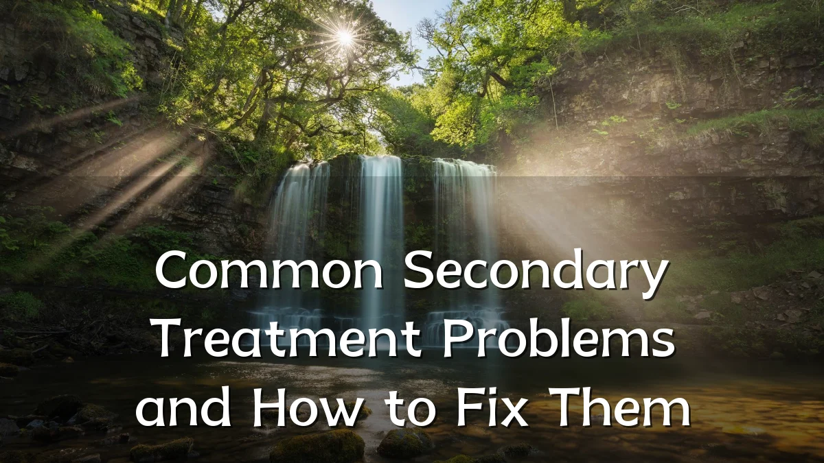 Common Secondary Treatment Problems and How to Fix Them