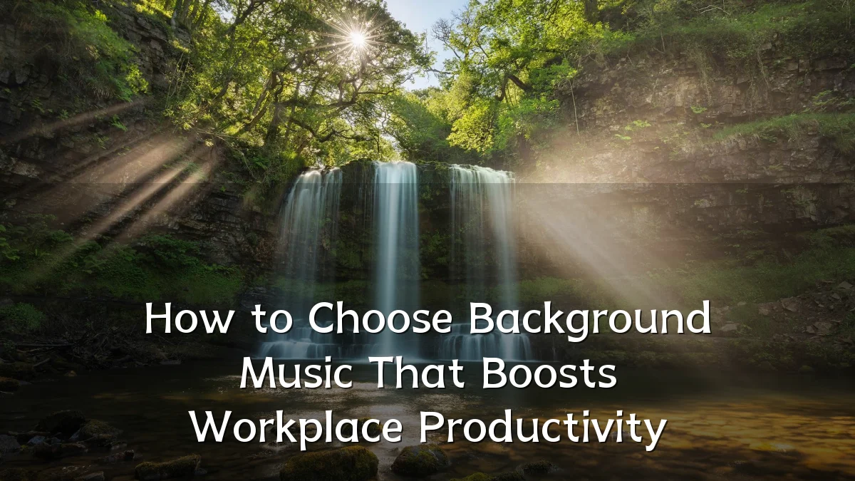 How to Choose Background Music That Boosts Workplace Productivity