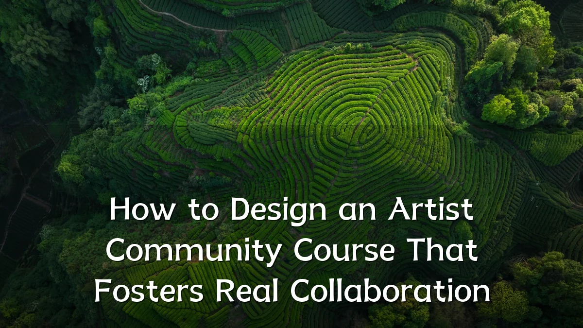 How to Design an Artist Community Course That Fosters Real Collaboration