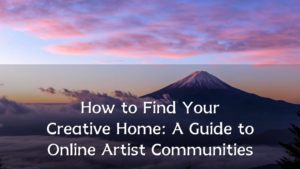How to Find Your Creative Home: A Guide to Online Artist Communities