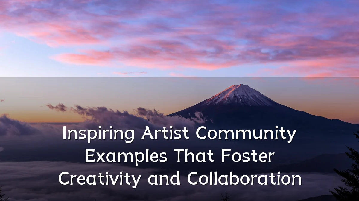 Inspiring Artist Community Examples That Foster Creativity and Collaboration