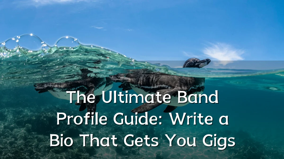 The Ultimate Band Profile Guide: Write a Bio That Gets You Gigs