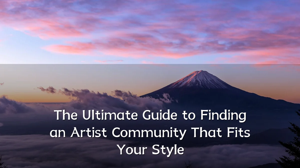 The Ultimate Guide to Finding an Artist Community That Fits Your Style
