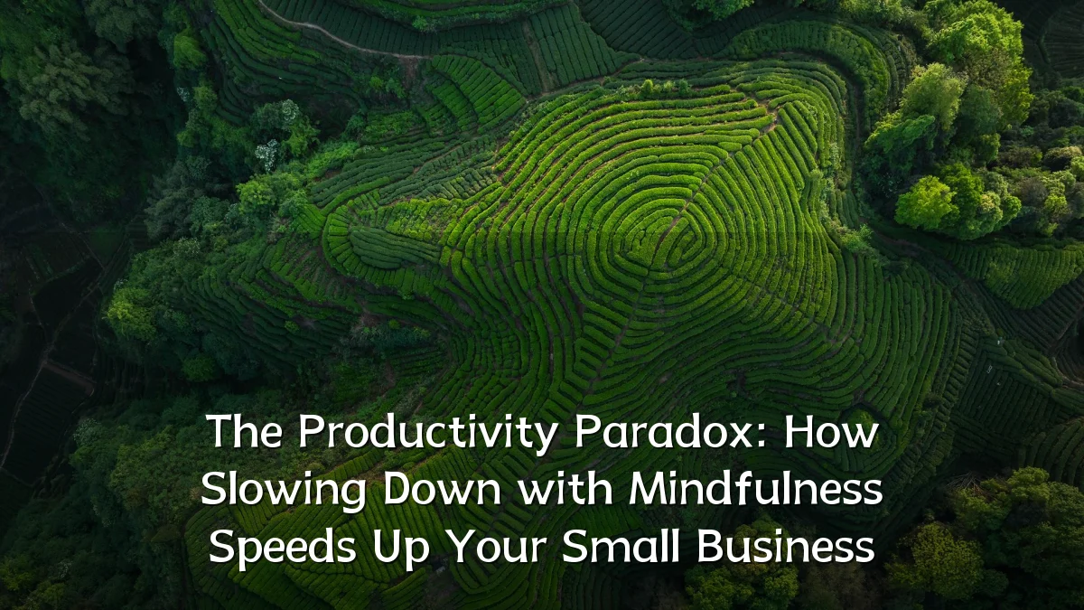 The Productivity Paradox: How Slowing Down with Mindfulness Speeds Up Your Small Business