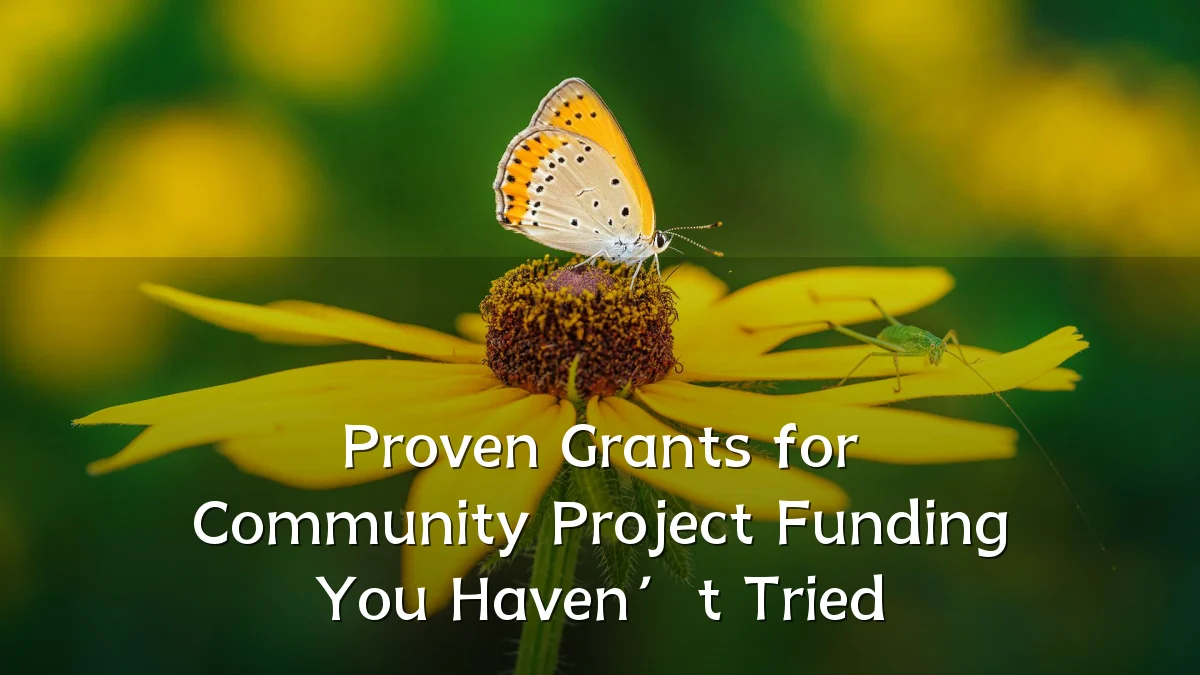 Proven Grants for Community Project Funding You Haven’t Tried
