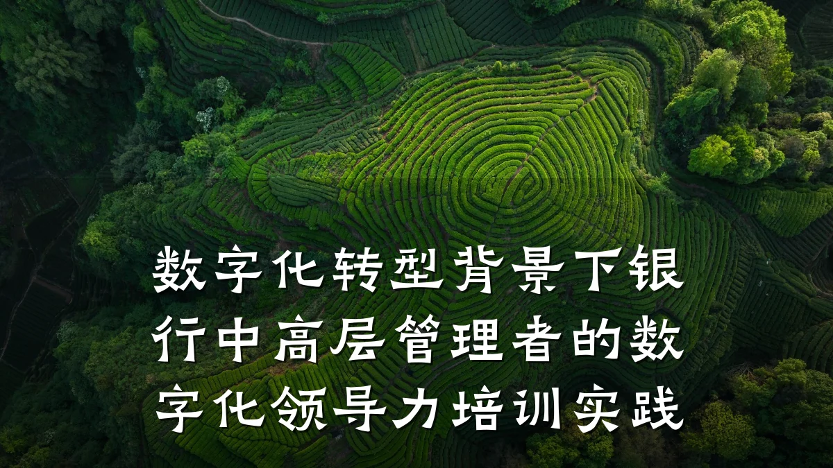 数字化转型背景下银行中高层管理者的数字化领导力培训实践